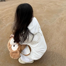 万针全刺绣工艺抖音得物高品质260克重磅纯棉双纱美式高街短袖T恤，男装T恤，电商A486