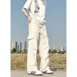 A178 三防面料2025新款工装裤宽松直筒XK309 P45限价78图片