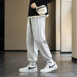 高品质秋季新款运动裤男束脚宽松卫裤潮流休闲长裤篮球裤子图片
