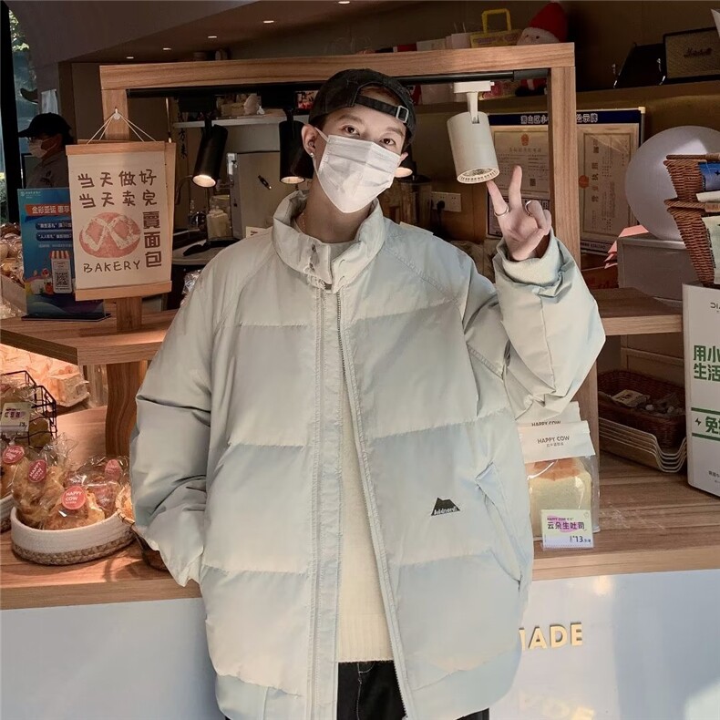 棉服男韩版潮流高街帅气加厚保暖M9098-P85,男装棉衣,星座1109-3