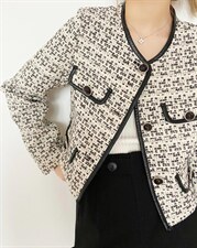 【现货】，秋季新款，拼皮小香，其它，F/TU