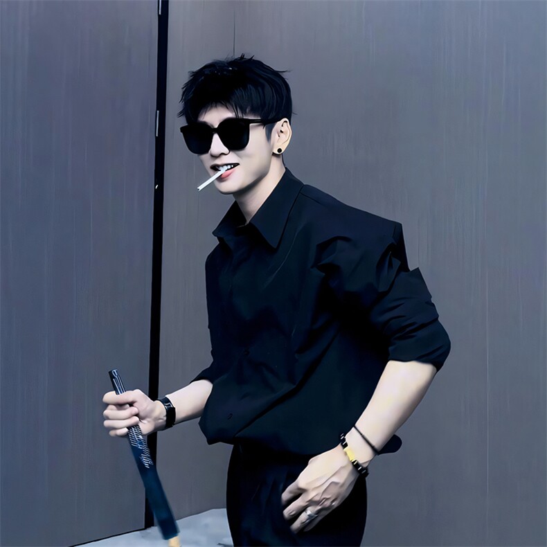 抖音得物二开高品质秋冬中性风冰丝休闲长袖衬衣垂感宽松上衣W88，男装衬衫，电商A486