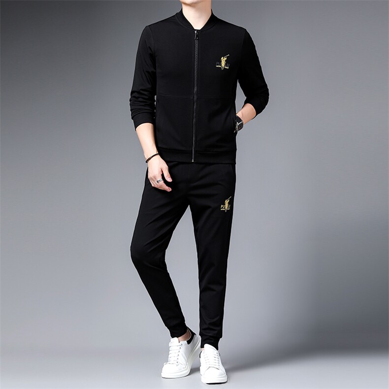 SA9612-3钱塘2020-2冬季新款百搭帅气中青年男士卫衣套装P240,男装休闲套装,钱塘207-2