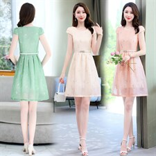 2023年夏季时尚气质优雅提花绣花连衣裙,女装连衣裙,鑫鑫美, 2023年夏季时尚气质优雅提花绣花连衣裙,女装连衣裙,鑫鑫美,