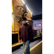 高品质春装新款老钱风美式高街解构立领棒球服飞行夹克潮休闲外套，男装夹克，电商A486