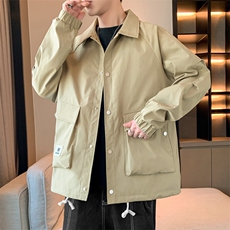 外套男2024新款春秋上衣潮牌痞帅青少年夹克JK178-P75，男装夹克，星座308B-2