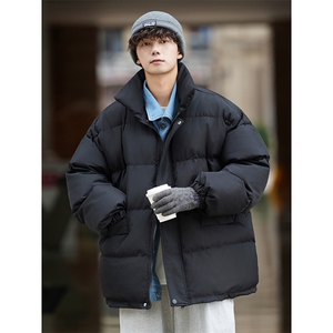 现货一万 抖音直播大 牛仔假两件大码棉衣情侣棉服 8218 P118图片