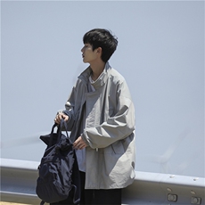 Wt08-P56日系春秋复古工装立领夹克外套，男装夹克，星座1501-1