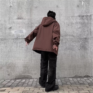 春秋外套男潮牌宽松ins高街hiphop休闲夹克韩版潮流上衣