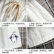 YD33167-P25亚麻短裤男大码棉麻五分裤男中裤沙滩裤网格挂拍，男装休闲裤，电商A040A