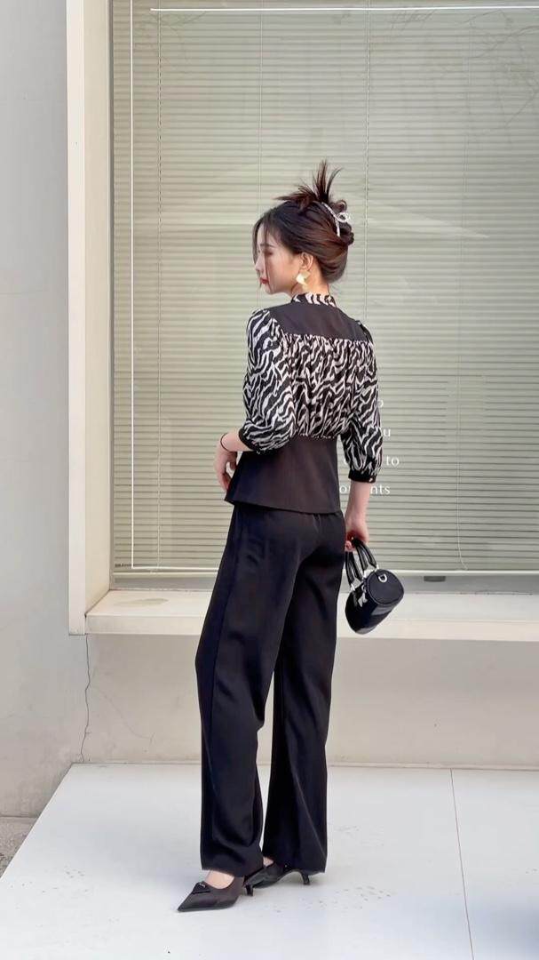 2023年时装女人味套装，女装职业装，贻思茗