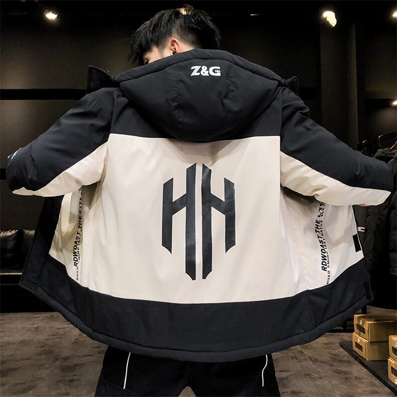冬装男加厚棉衣连帽潮流保暖宽松外套上衣棉袄流行棉服Y9126-P75,男装棉衣,星座610（原A335）