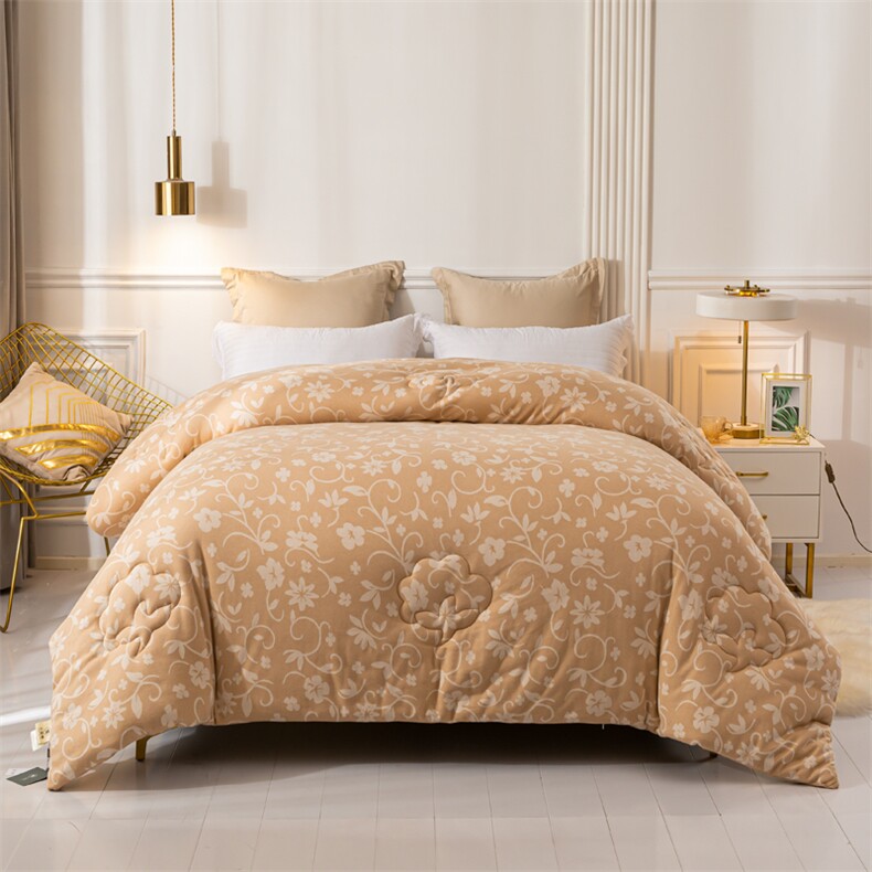 新款生态彩棉提花科技能量被被子被芯，被套/被芯，一起卖家纺