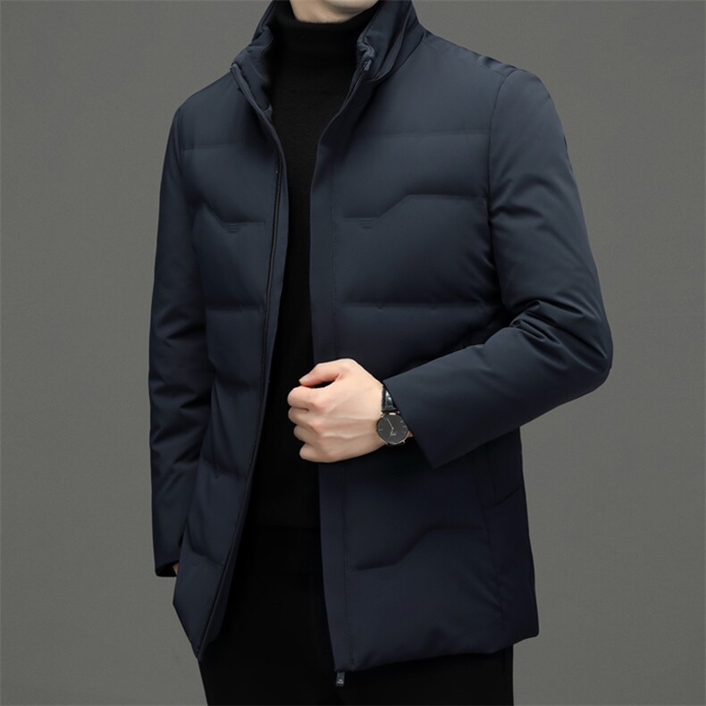 BNJ2111钱塘2020-2冬季厚款百搭商务休闲简约中年男士羽绒服P240,男装羽绒服,钱塘207-2