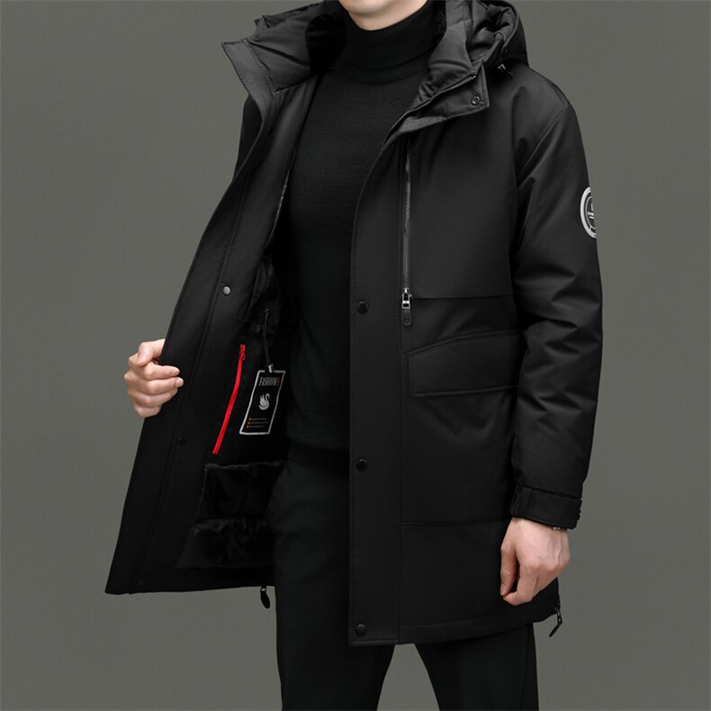 DF8810钱塘2020-2时尚休闲冬季厚款中年男士简约羽绒服P415，男装羽绒服，钱塘207-2