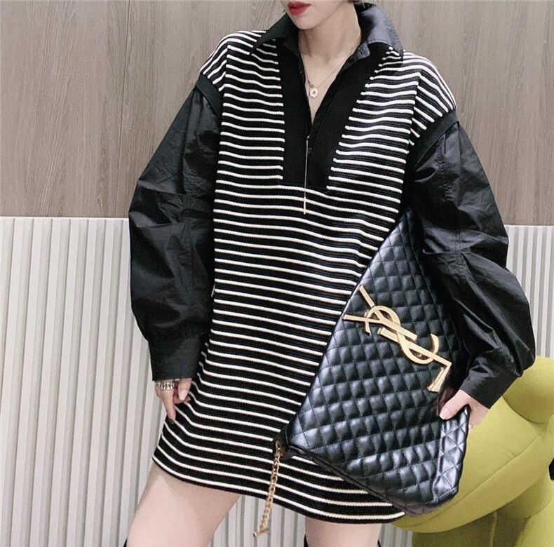 假二件套卫衣裙ＭL，女装卫衣/绒衫，可纳奇