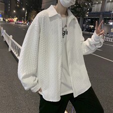 潮流夹克潮男春季编织花纹外套W1156P36，男装夹克，星座1116-2