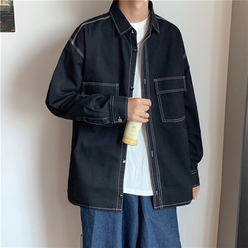 纯棉 2026秋季纯色休闲外套 //A338-1 J91 P5068  大货主推图片