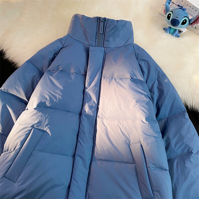 《》标纯色插肩袖平铺大码穿200斤宽松落肩男式情侣控220，男装羽绒服，星座301D-4(原星座1004-4）