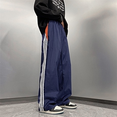 美式潮流抽绳运动卫裤宽松直筒休闲裤K07141-P43，男装休闲裤，星座308B-2