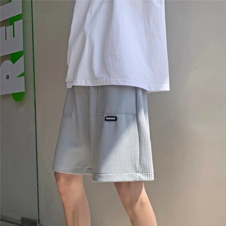 运动短裤男潮牌街头宽松情侣休闲百搭五分裤K106P26,男装休闲裤,星座1116-2