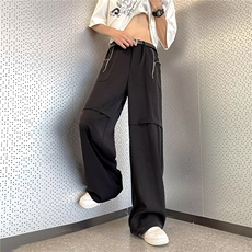 2023小西裤长裤宽松拖地裤休闲潮流男裤QK238-P45，男装休闲裤，星座1109-3