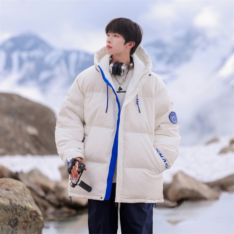 雪景男士冬季保暖防寒90白鸭绒羽绒服外套A406 Y7712  P228图片
