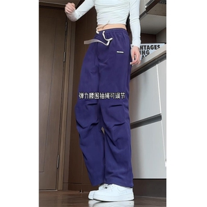 2025秋季新款 美式情侣垂感大码休闲裤 A017 K775 P45图片