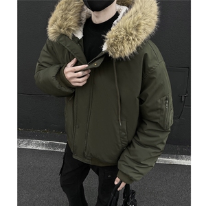 黑墙风 数据1 高质量加厚大毛领工装飞行服棉衣TBMY05-P148图片