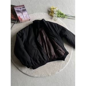 706-1-MY153-P75  特P 现货 冬季男士老钱风短款立领棉服保暖外套图片