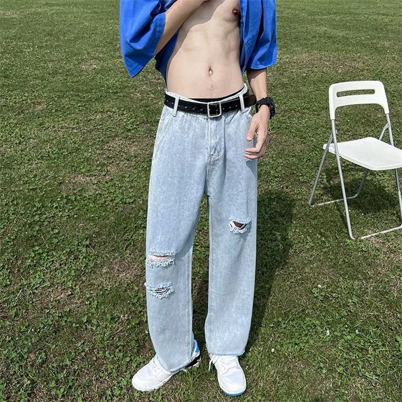 牛仔裤男夏季潮大码休闲裤子N984P36,男装牛仔裤,星座1116-2