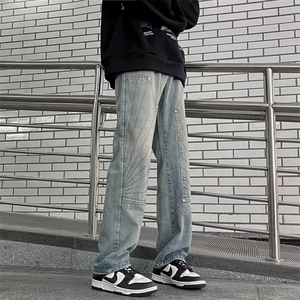 美式牛仔裤男款秋季长裤潮 K6076 P50图片