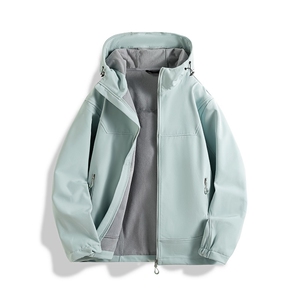 新款男女高品质户外登山服青少年学生冲锋衣夹克外套HS6611-P80
