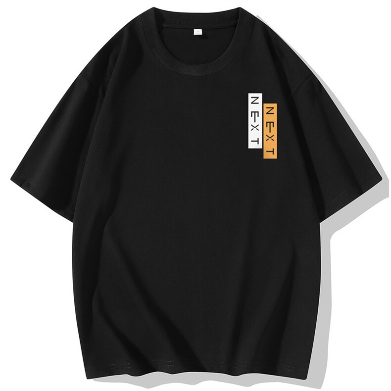 日系纯棉直播现货2025夏季新款男士印花圆领T恤打底衫CM05-P15，男装T恤，星座1816-2（原1210–2）