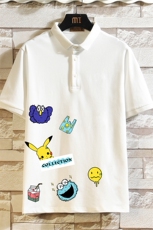 PL57079-P35翻领短袖polo衫男大码胖子半袖t恤男有领保罗衫，男装Polo衫，电商A040A