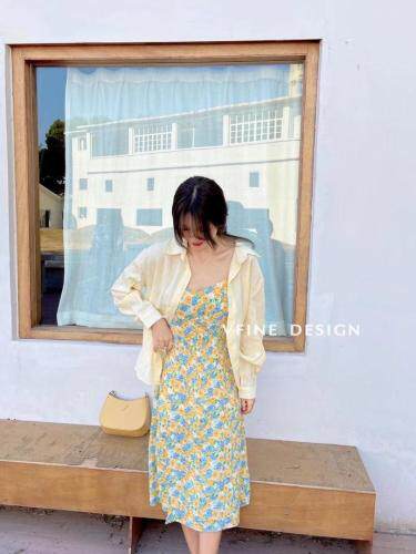 二件套连衣裙，女装连衣裙，雨恋依香