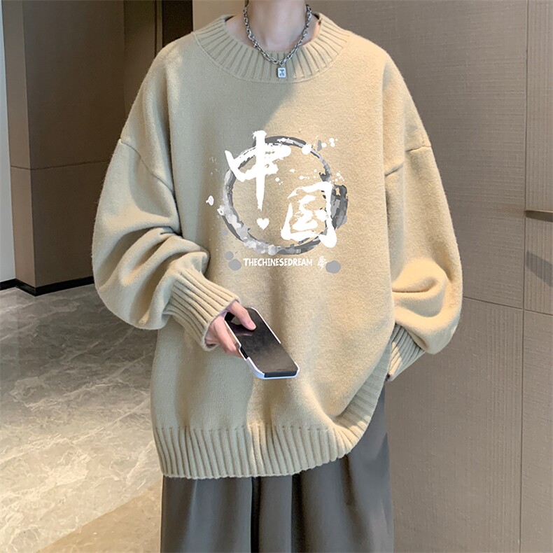 半高领毛衣男士大码针织衫男毛线衣男M18134-P45加绒款-P65,男装针织衫/毛衣,电商A040