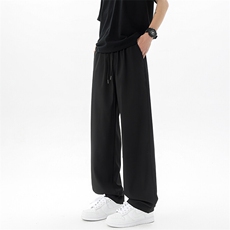 5XL-M搭配神裤！！运动裤男冰丝休闲春夏宽松百搭直筒裤K9135P25，男装休闲裤，电商D206-1