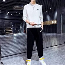卫衣男潮2021新款韩版休闲运动套装衣服男秋季潮流两件套S807-P35，男装卫衣，星座509