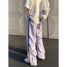 XZ612-K784-P55控79夏季伞兵裤运动街舞休闲裤织带速干阔腿裤，男装休闲裤，星座612