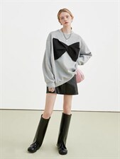 蝴蝶结卫衣，女装卫衣/绒衫，IC(4F)