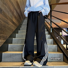 XZ616春秋重磅拉链织带拼接美式设计感百搭长裤TY1184P65控88，男装休闲裤，星座512A（原616）