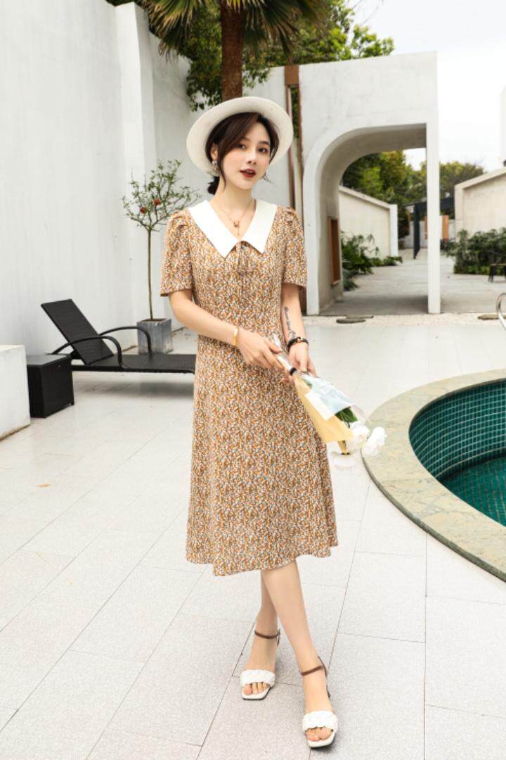 碎花连衣裙爆，女装连衣裙，卡娜品位