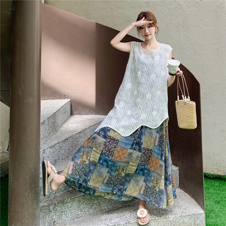 新品主推罩衫+波斯米亚吊带连衣裙套装2C375-507-P165-K248,女装套装/套裙,2C375