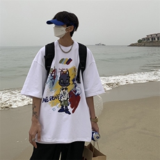 【】A003-CT1772-P28夏装新款短袖T恤限45元港风，男装T恤，电商A003