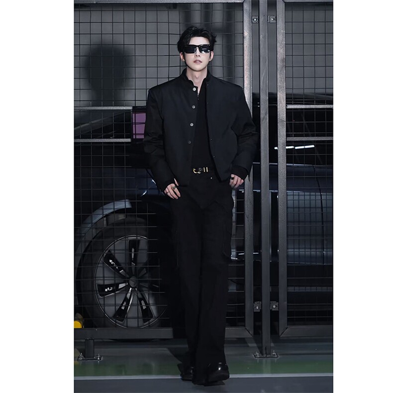 抖音小众设计高级棉衣老钱风保暖棉服外套男M219-P135(网图,男装棉衣,电商B267