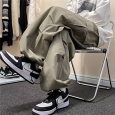 男新款纯棉工装裤青少年时尚休闲裤Q85P42，男装休闲裤，星座1116-2
