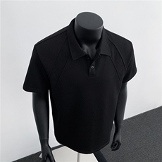 美式液态太空棉polo衫短袖男夏季复古潮牌休闲t恤P2568P23，男装Polo衫，电商A030