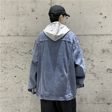 JK630-P75-控98现货牛仔夹克外套连帽，男装夹克，星座116