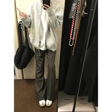 【有货】cleanfit灰色拉链开衫毛衣外套男款针织衫M5653LL-特P55，男装针织衫/毛衣，星座1007（原301D）